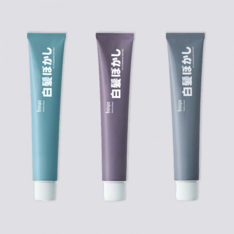 호유 보카시 염모제 80g(12개당 산화제1개 포함)